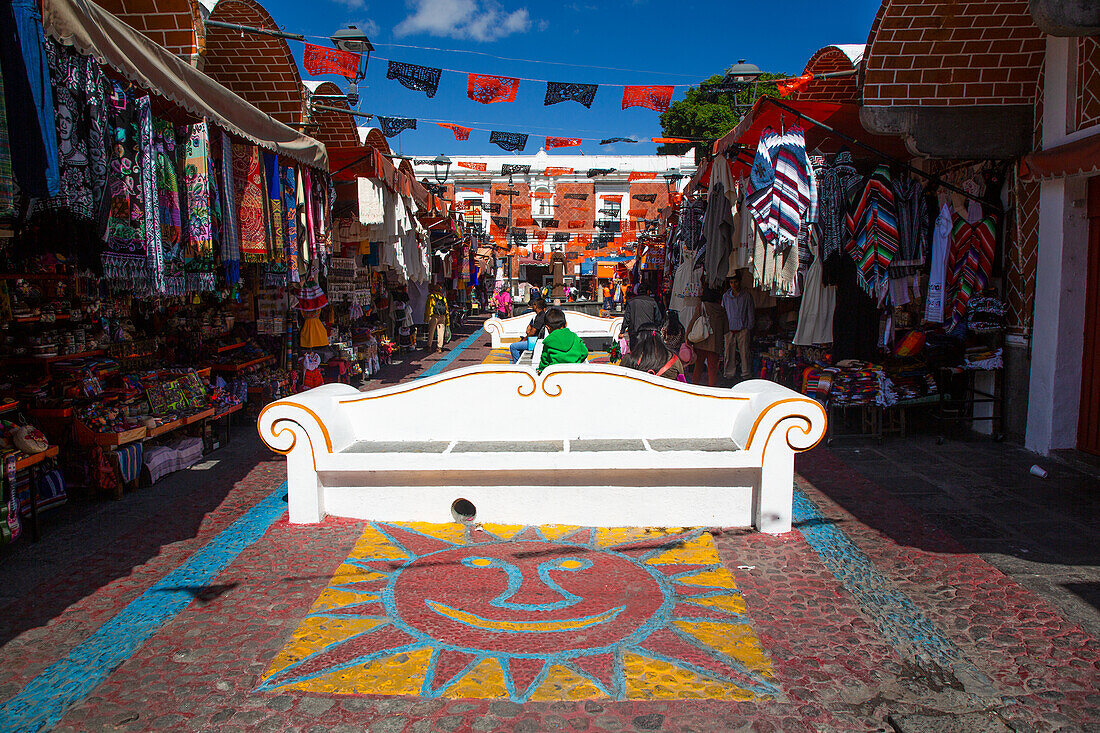 El Parian-Markt, Historisches Zentrum, UNESCO-Weltkulturerbe, Puebla, Bundesstaat Puebla, Mexiko