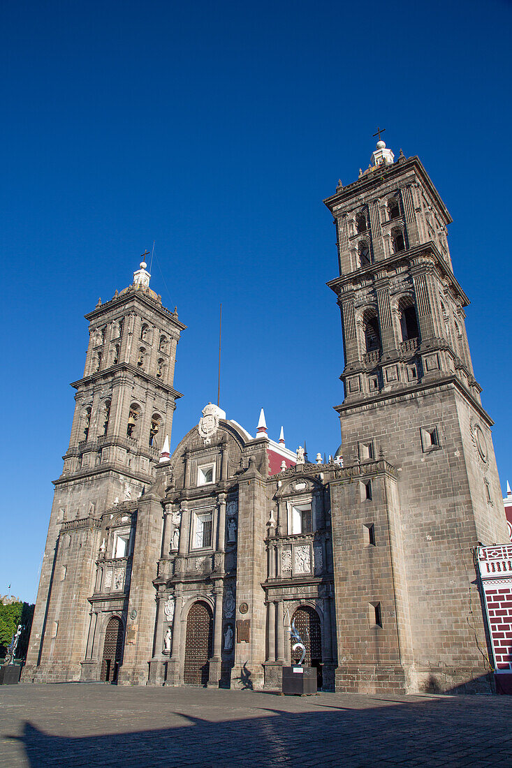 Kathedrale Unserer Lieben Frau von der Unbefleckten Empfängnis, 1649, Historisches Zentrum, UNESCO-Weltkulturerbe, Puebla, Bundesstaat Puebla, Mexiko, Nordamerika