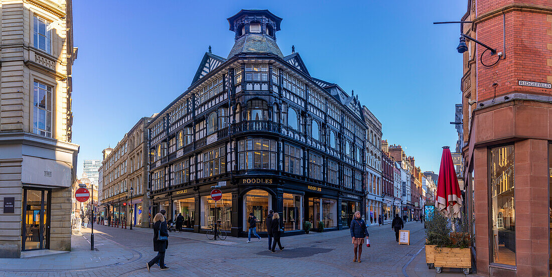 View of Victorian architecture, Manchester, Lancashire, England, United Kingdom, Europe