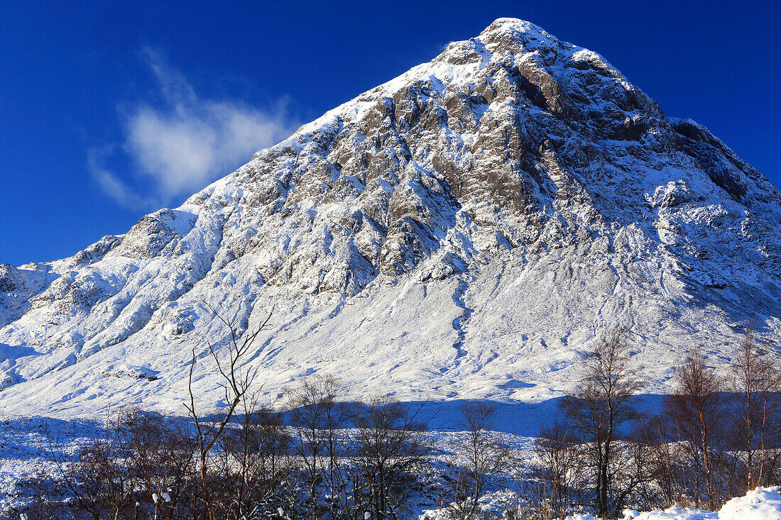 Buachaille Etive Mor, Rannoch Moor, Highland, Schottland, Vereinigtes Königreich, Europa