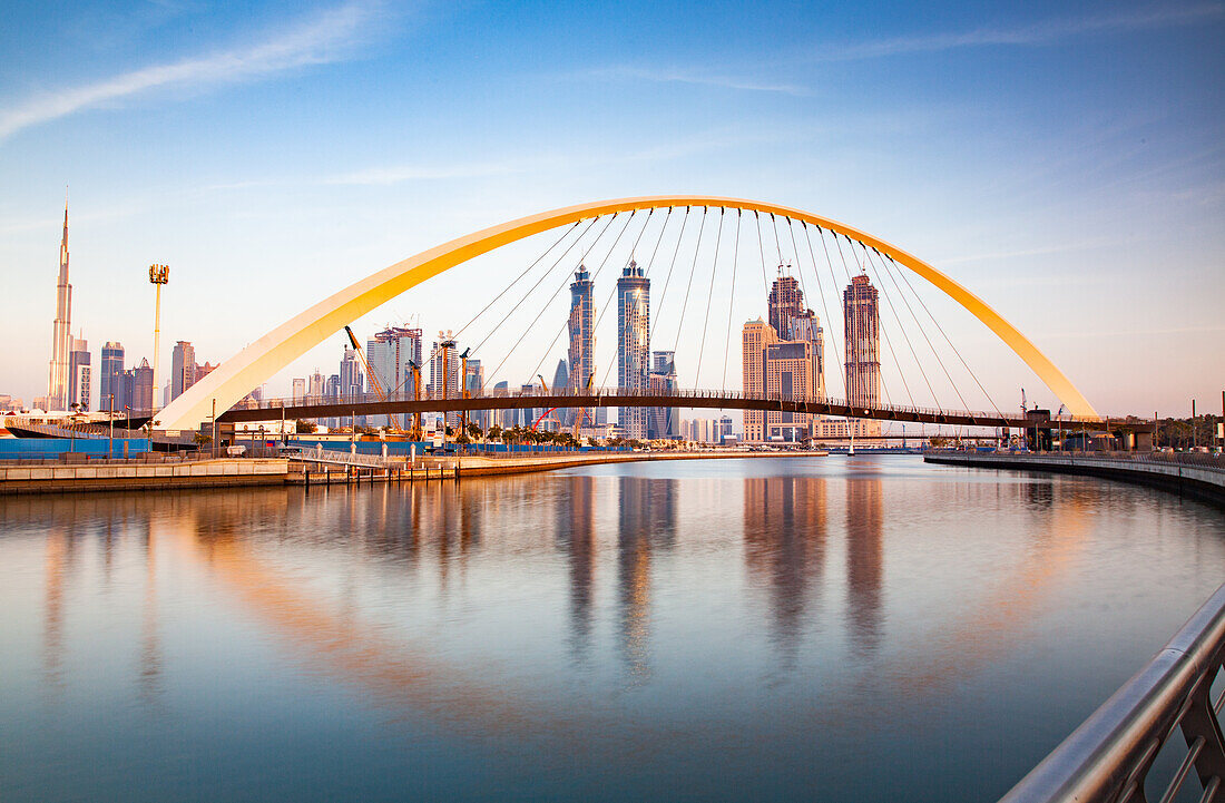 Tolerance Bridge in Dubai, United Arab Emirates, Middle East