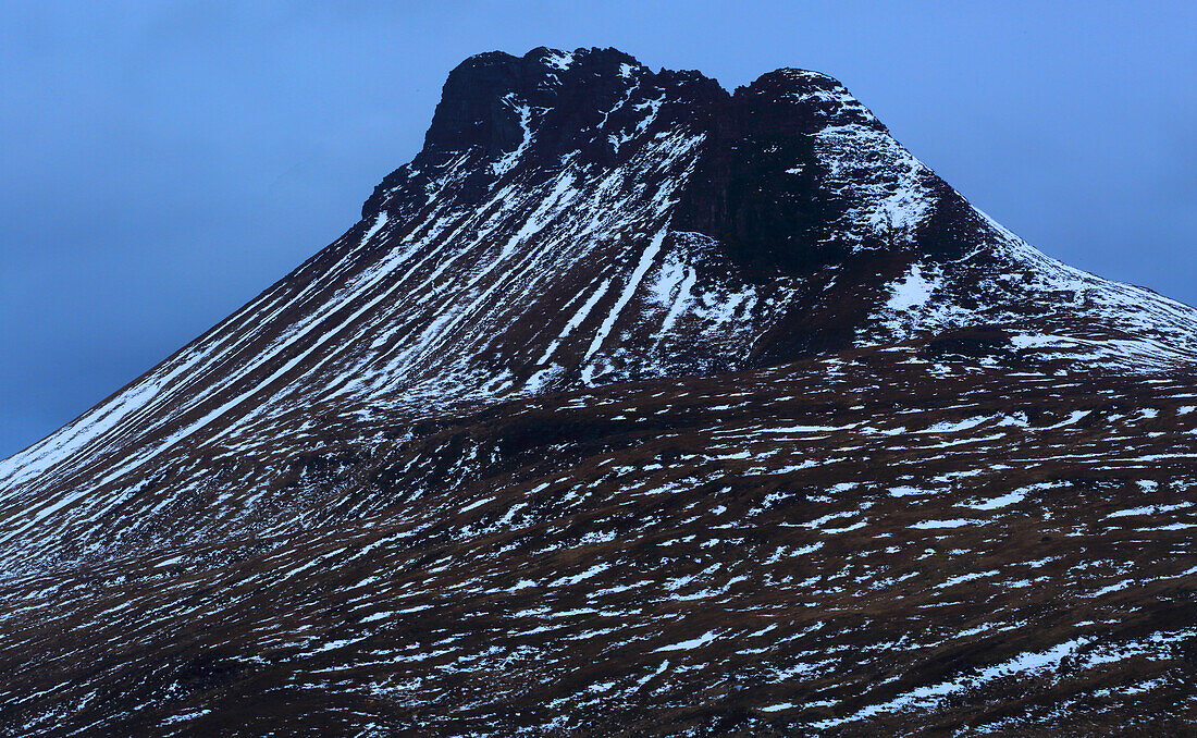 Stac Pollaidh and the Assynt landscape, North West Highlands, Scotland, United Kingdom, Europe