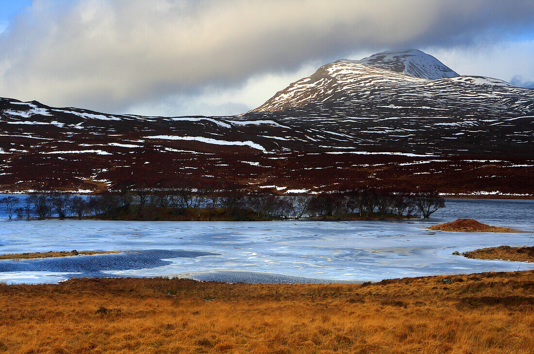 Berglandschaft, Assynt, Highland, Schottland, Vereinigtes Königreich, Europa