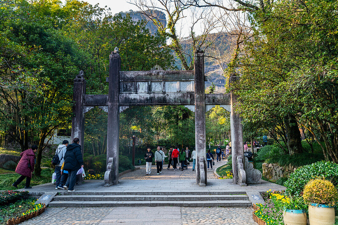 Kleiner Park, Wuyi-Gebirge, UNESCO-Welterbe, Fujian, China, Asien