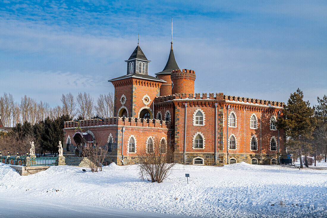 Wodka-Fabrik, Wolga-Gutshof, Harbin, Heilongjiang, China, Asien