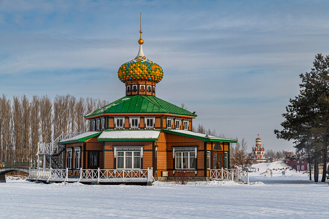 Orthodoxe Kirche, Wolga-Gutshof, Harbin, Heilongjiang, China, Asien