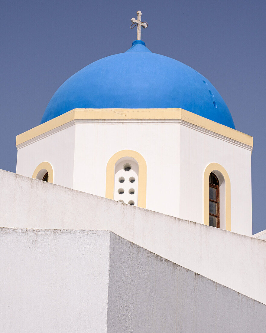 Kirche, Santorin, Kykladen, Griechische Inseln, Griechenland, Europa