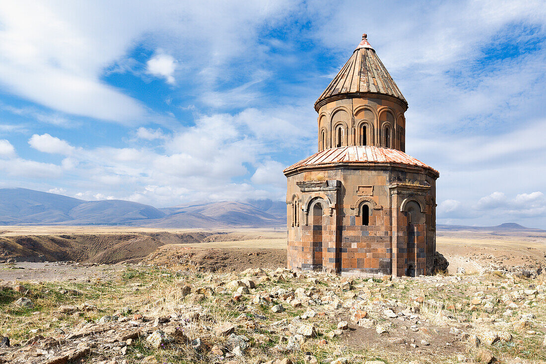 Armenian Church of St. Gregory of the Abughamrents, Ani Archaeological site, Kars, Turkey, Asia Minor, Asia