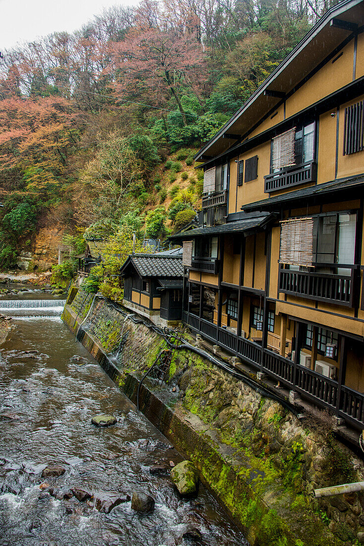 Kurokawa Onsen, öffentliches Bad, Kyushu, Japan, Asien