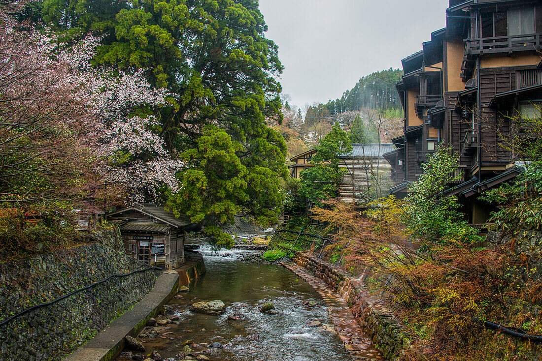 Kurokawa Onsen, öffentliches Bad, Kyushu, Japan, Asien