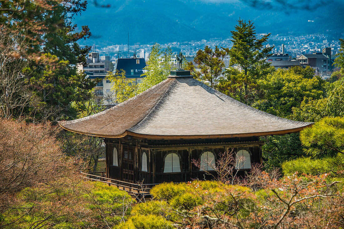 Ginkaku-ji Zen-Tempel, UNESCO-Welterbestätte, Kyoto, Honshu, Japan, Asien