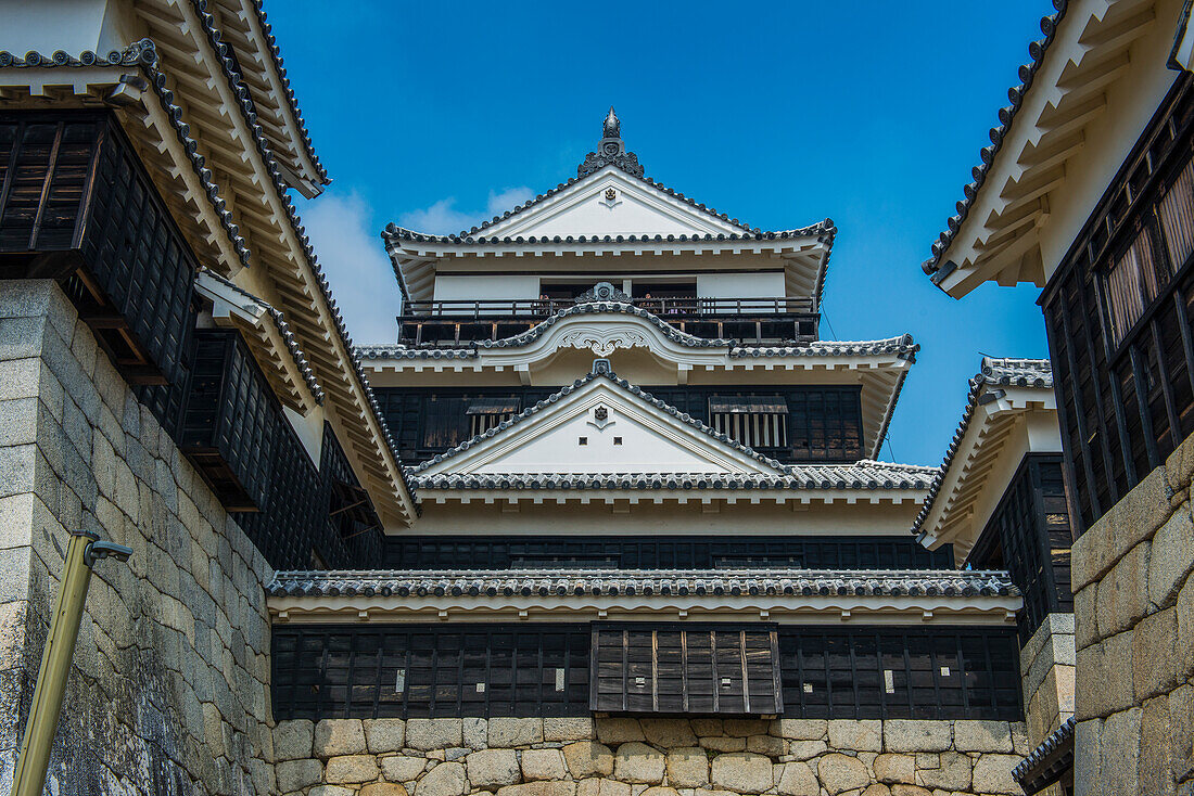 Matsuyama-Schloss, Shikoku, Japan, Asien