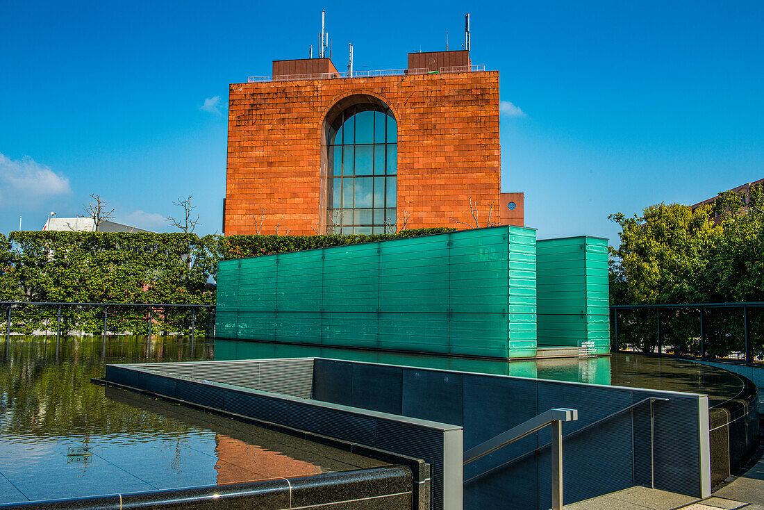 Nagasaki-Atombombenmuseum, Nagasaki-Friedenspark, Nagasaki, Kyushu, Japan, Asien