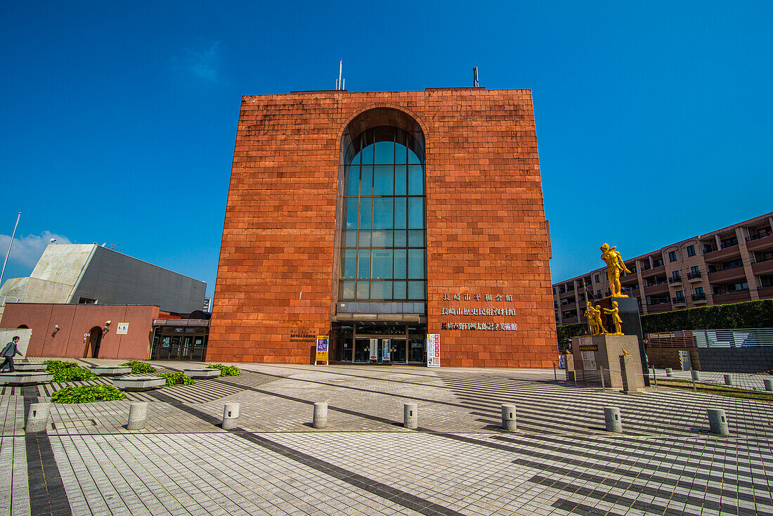 Nagasaki-Atombombenmuseum, Nagasaki-Friedenspark, Nagasaki, Kyushu, Japan, Asien