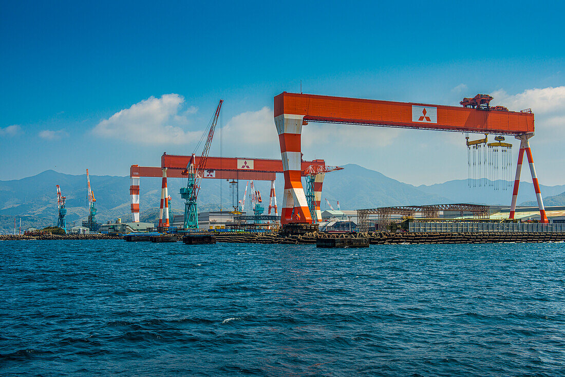 Mitsubishi-Werft, Nagasaki, Kyushu, Japan, Asien