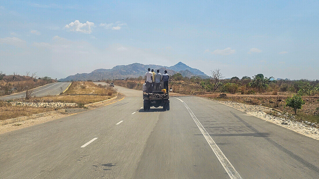 Straße nach Bor, Zentralregion, Südsudan, Afrika