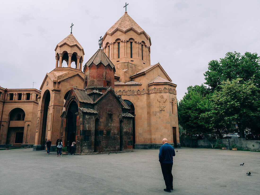 St. Astvatsatsin Kathoghike Kirche in Eriwan, Armenien (Hejastan), Kaukasus, Zentralasien, Asien