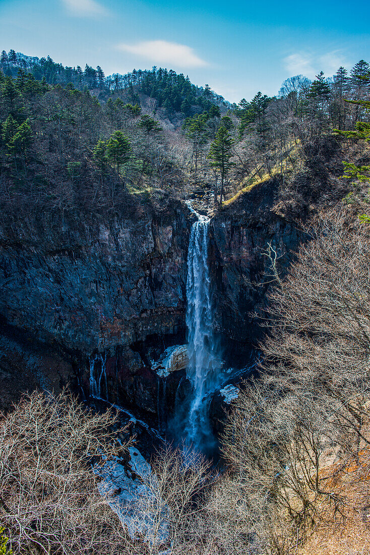 Kegon-Wasserfall (Kegon no taki), UNESCO-Welterbe, Nikko, Präfektur Tochigi, Kanto, Honshu, Japan, Asien