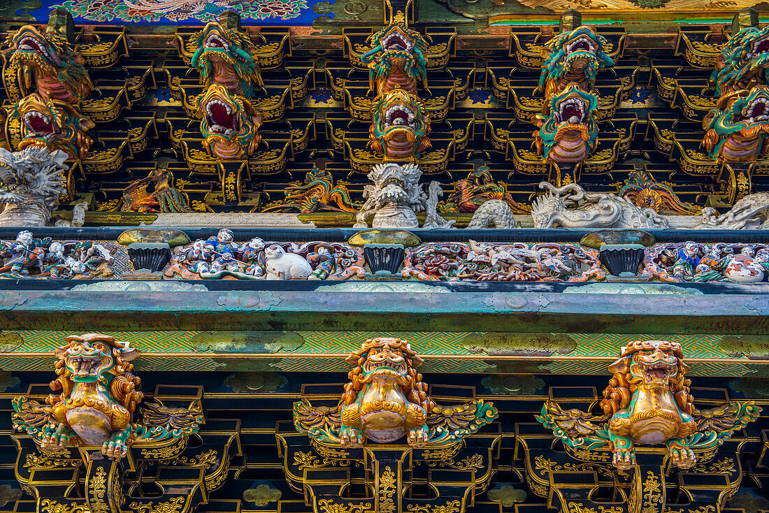 Toshogu Shrine, UNESCO World Heritage Site, Nikko, Tochigi Prefecture, Kanto, Honshu, Japan, Asia