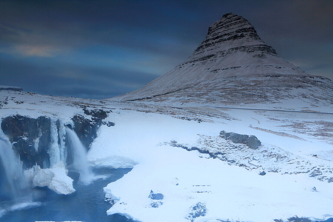 Berg Kirkjufell, Snaefellsnes-Halbinsel, Westisland, Polargebiete