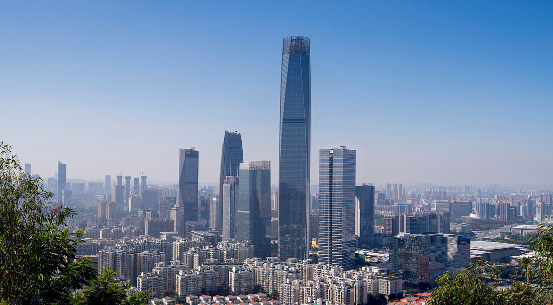 Daylight Cityscape, Dongguan, Guangdong, China, Asia