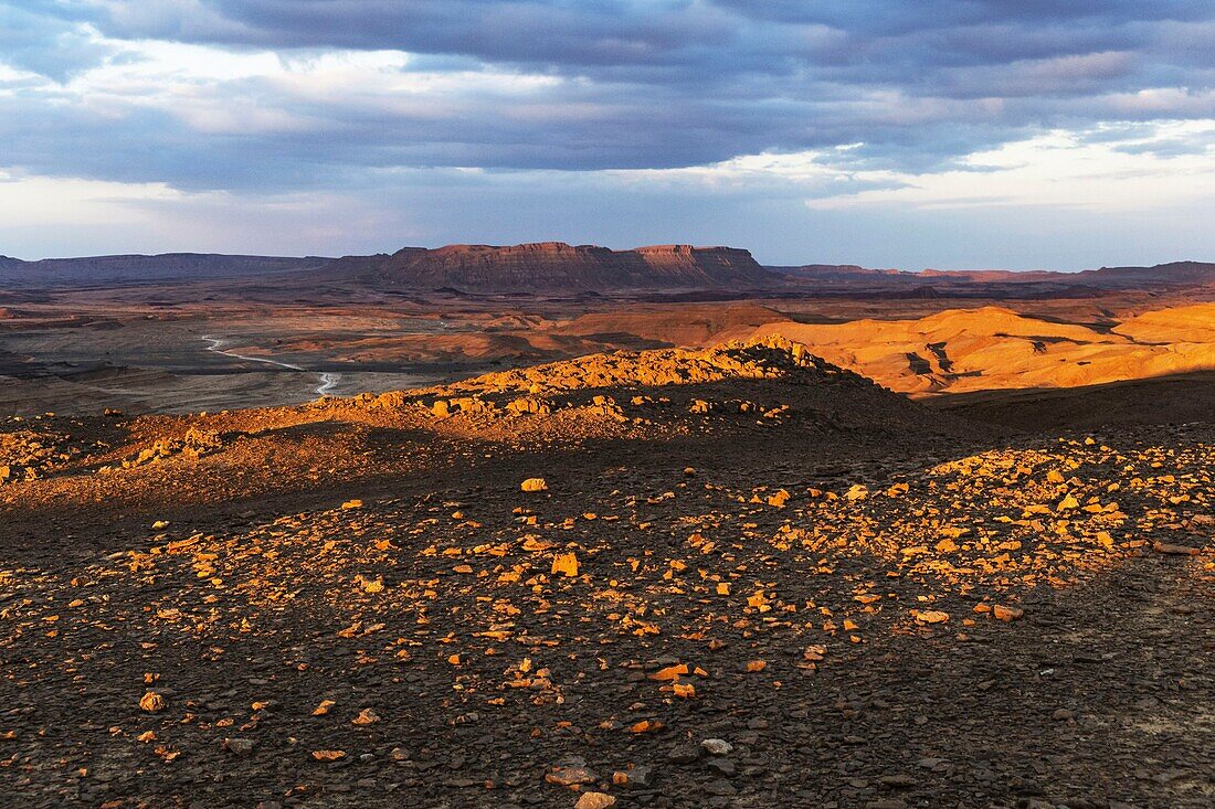 Israel, South District, Negev Desert, Mitzpe Ramon or Ramon Crator