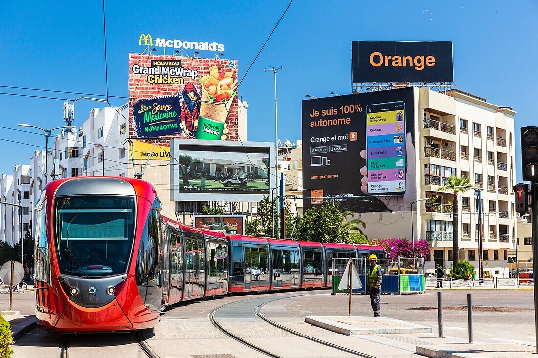 Morocco, Casablanca, Omar Al Khiam Boulevard