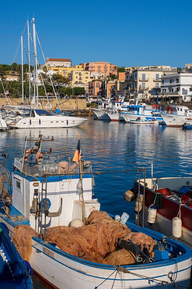 Italy, Campania, Naples area, Pozzuoli, harbour