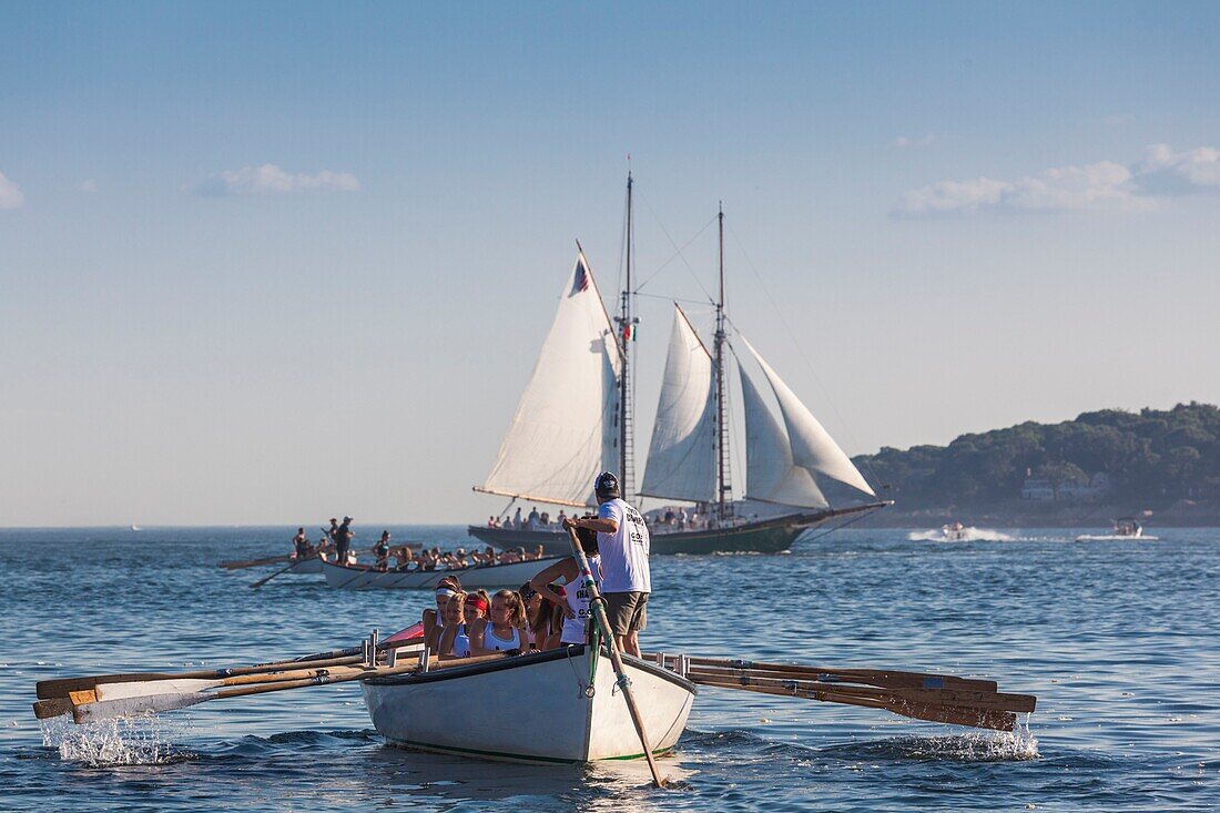 United States, New England, Massachusetts, Cape Ann, Gloucester, Saint Peters Fiesta, Traditional Italian Fishing Community Festival, Seine Boat rowing competition