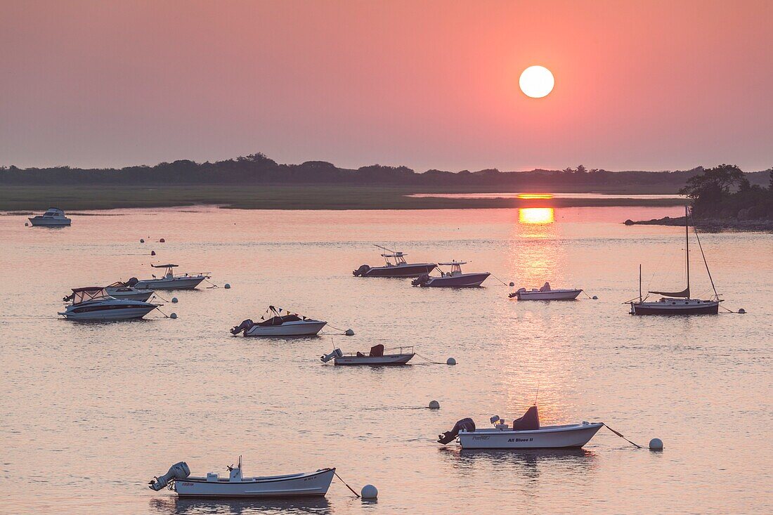 Vereinigte Staaten, Neuengland, Massachusetts, Ipswich, Sonnenaufgang über Great Neck