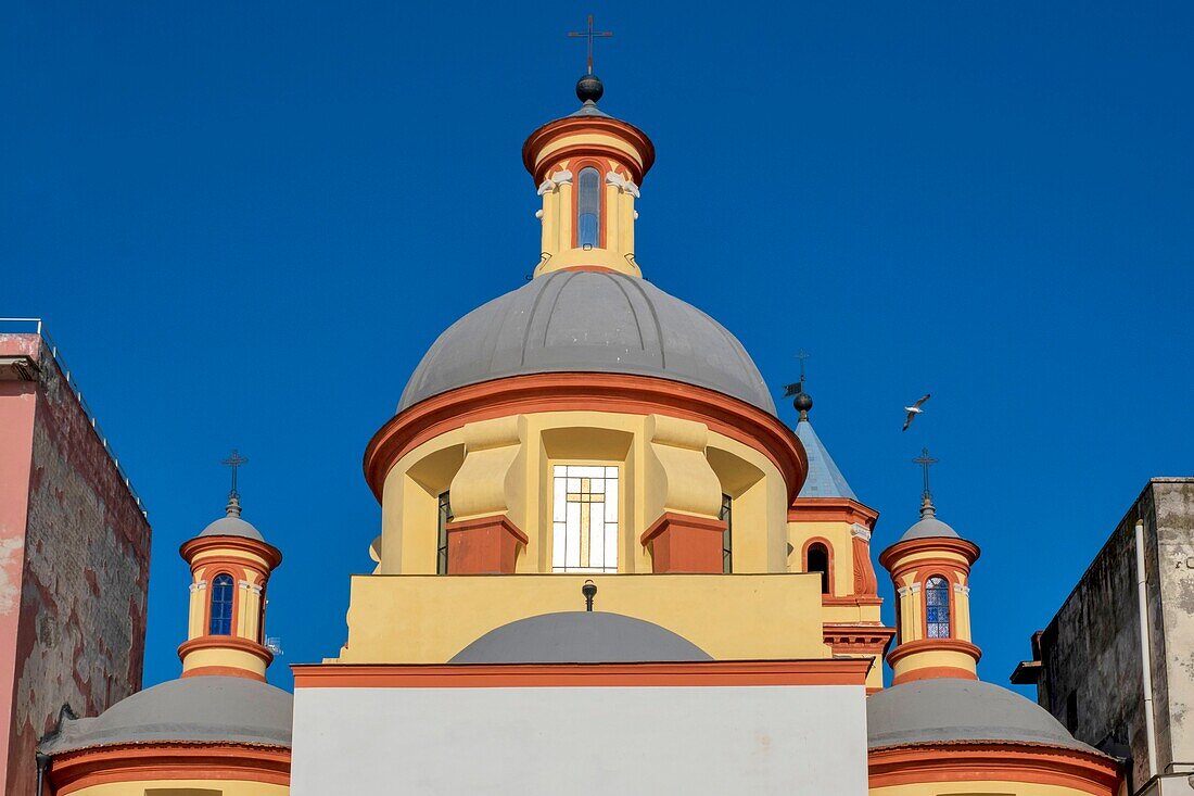 Italy, Campania, Naples area, Pozzuoli, Lungomare, Santa Maria church