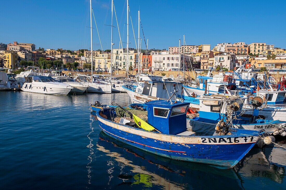 Italy, Campania, Naples area, Pozzuoli, harbour