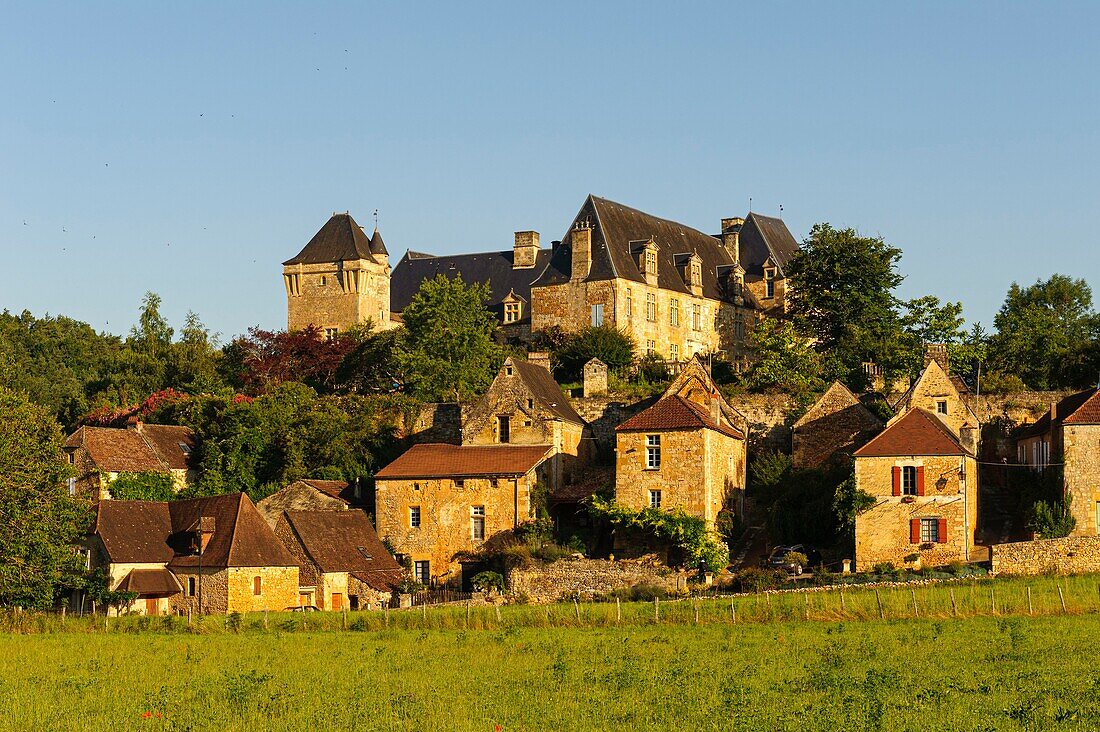 France, Dordogne, Berbiguières, castle of Berbiguières