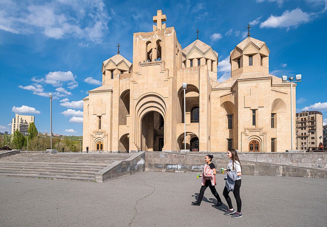 Armenien, Eriwan, Kathedrale des Heiligen Gregor des Erleuchters, fertiggestellt 2001