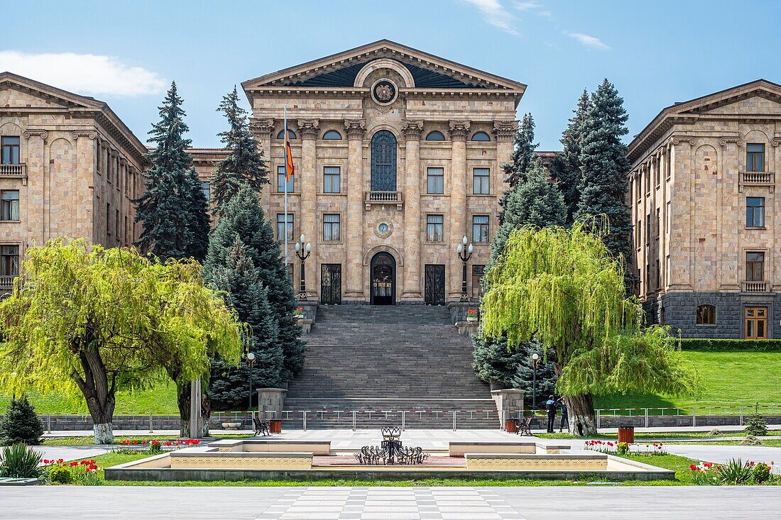 Armenia, Yerevan, building of the Parliament