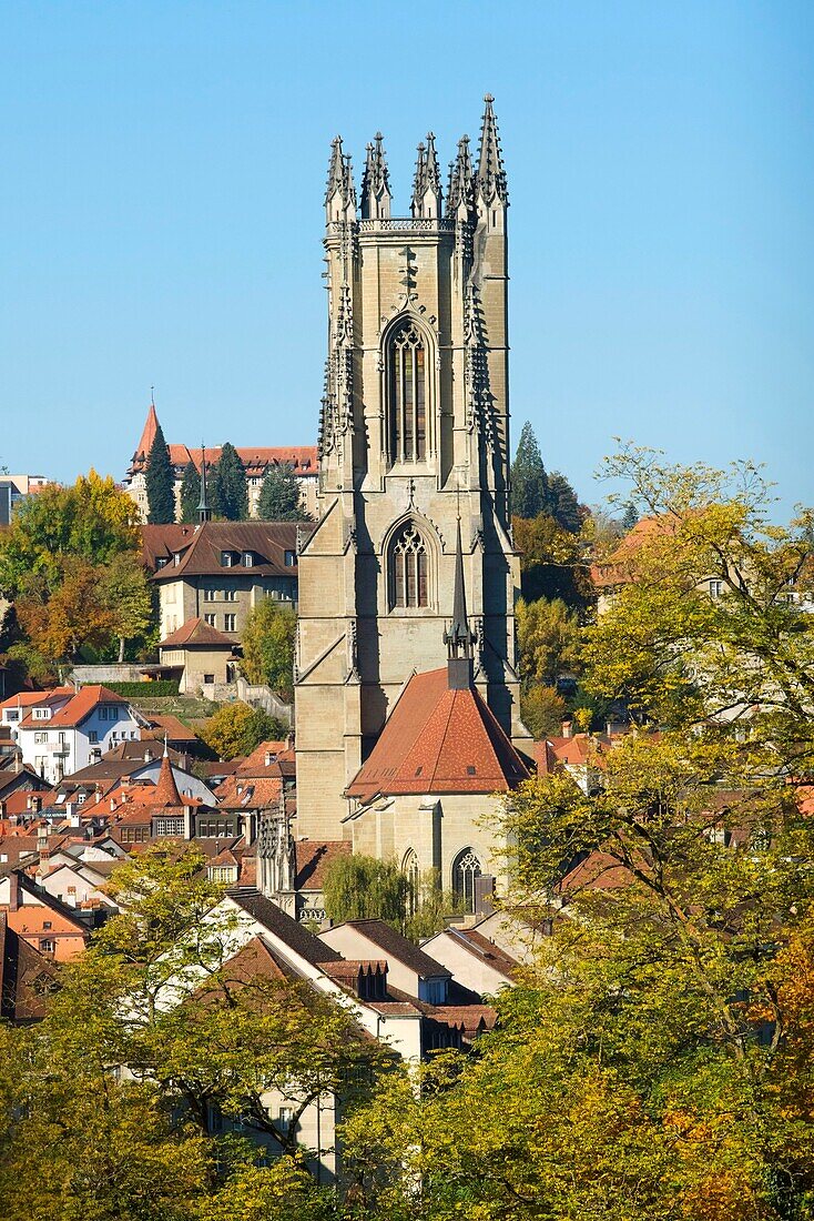 Schweiz, Kanton Freiburg, Freiburg, Sankt-Nikolaus-Kathedrale