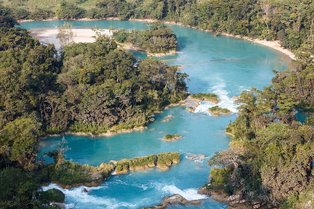 Mexico, Chiapas state, Las Nubes, Santo Domingo river