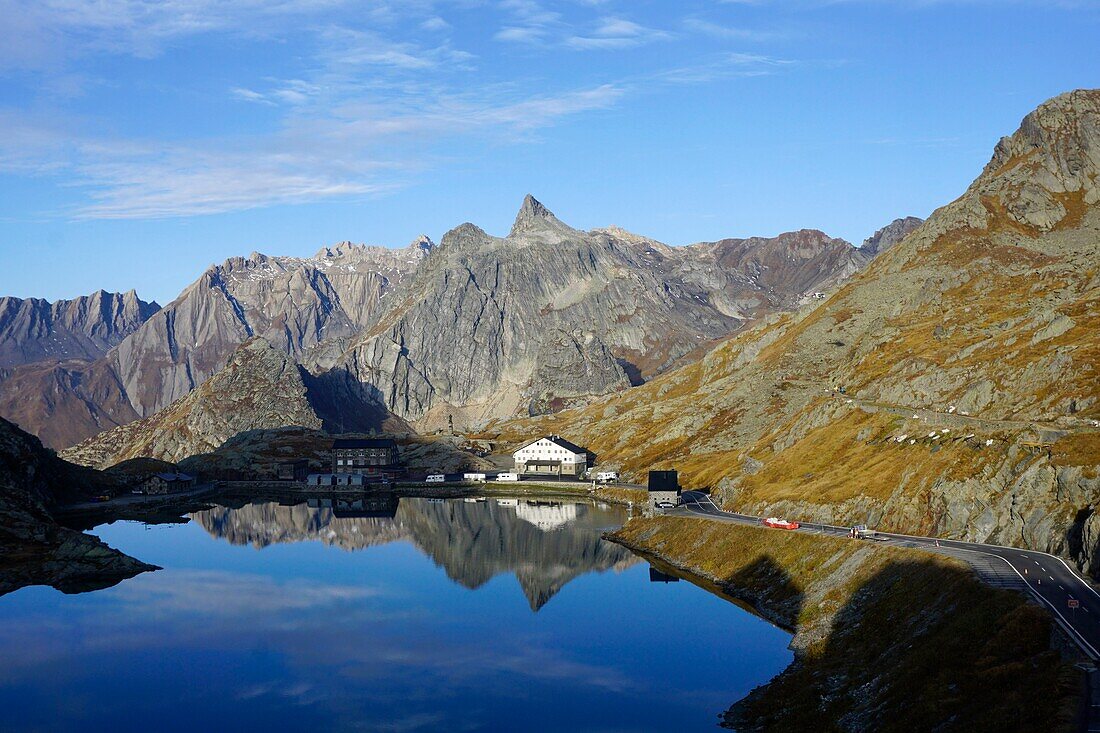 Schweiz, Kanton Wallis, Col du Grand Saint Bernard Pass