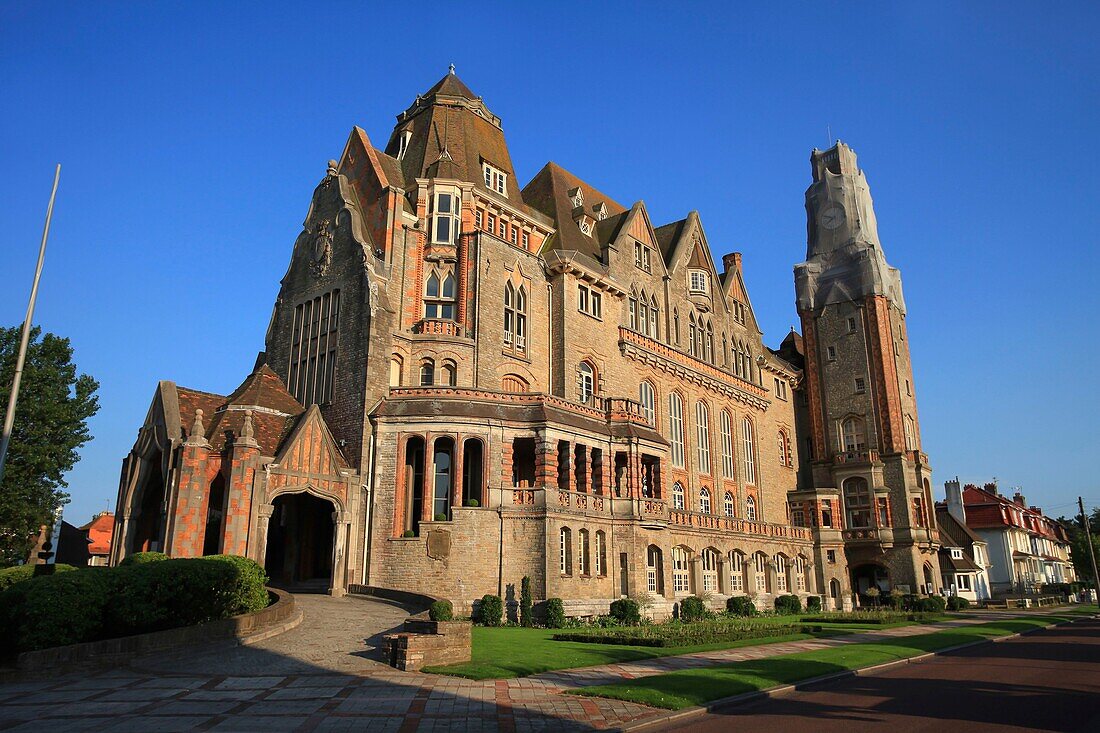 Frankreich, Pas de Calais, Opalküste, Le Touquet, Rathaus von Touquet