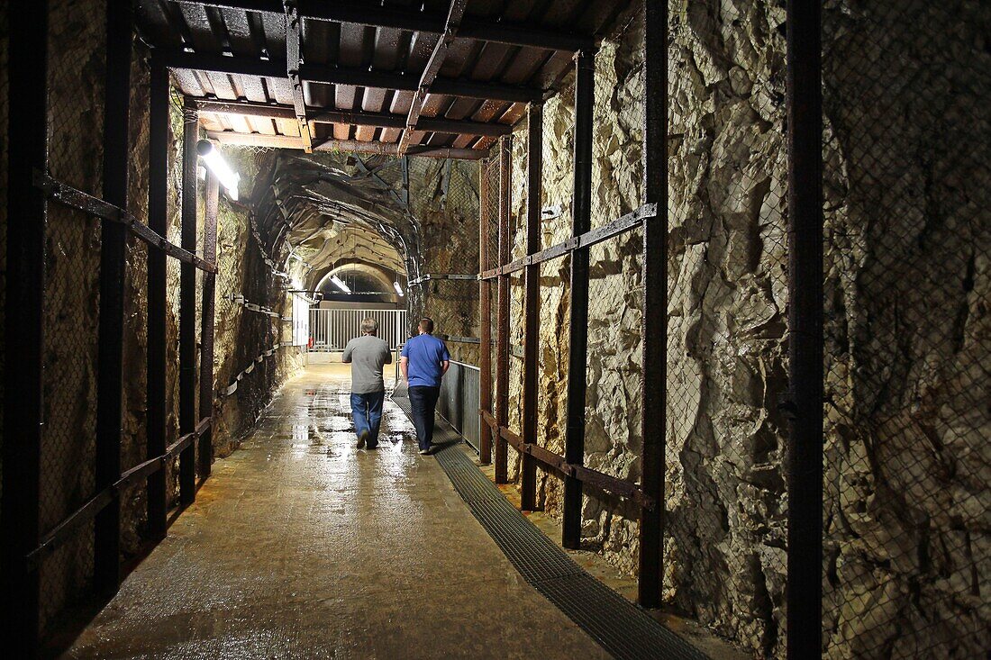 Frankreich, Pas de Calais, Helfaut, der Dom von Helfaut Wizernes oder Dom von Helfaut, Bunker des Zweiten Weltkriegs, der von Nazideutschland zwischen 1943 und 1944 gebaut wurde, um als Abschussrampe für V2-Raketen auf England zu dienen, heute Zentrum für Geschichte und Erinnerung