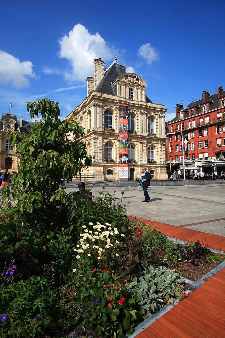 Frankreich, Somme, Amiens, Rathaus von Amiens