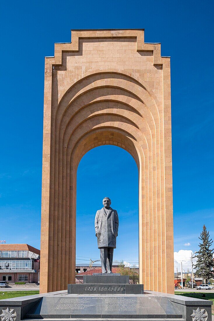 Armenien, Region Schirak, Gjumri, historisches Viertel oder Kumayri, Charles-Aznavour-Platz