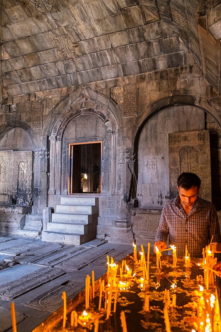 Armenia, Vayots Dzor region, surroundings of Yeghegnadzor, Amaghou valley, Noravank monastery, 13th century Surb Karapet church