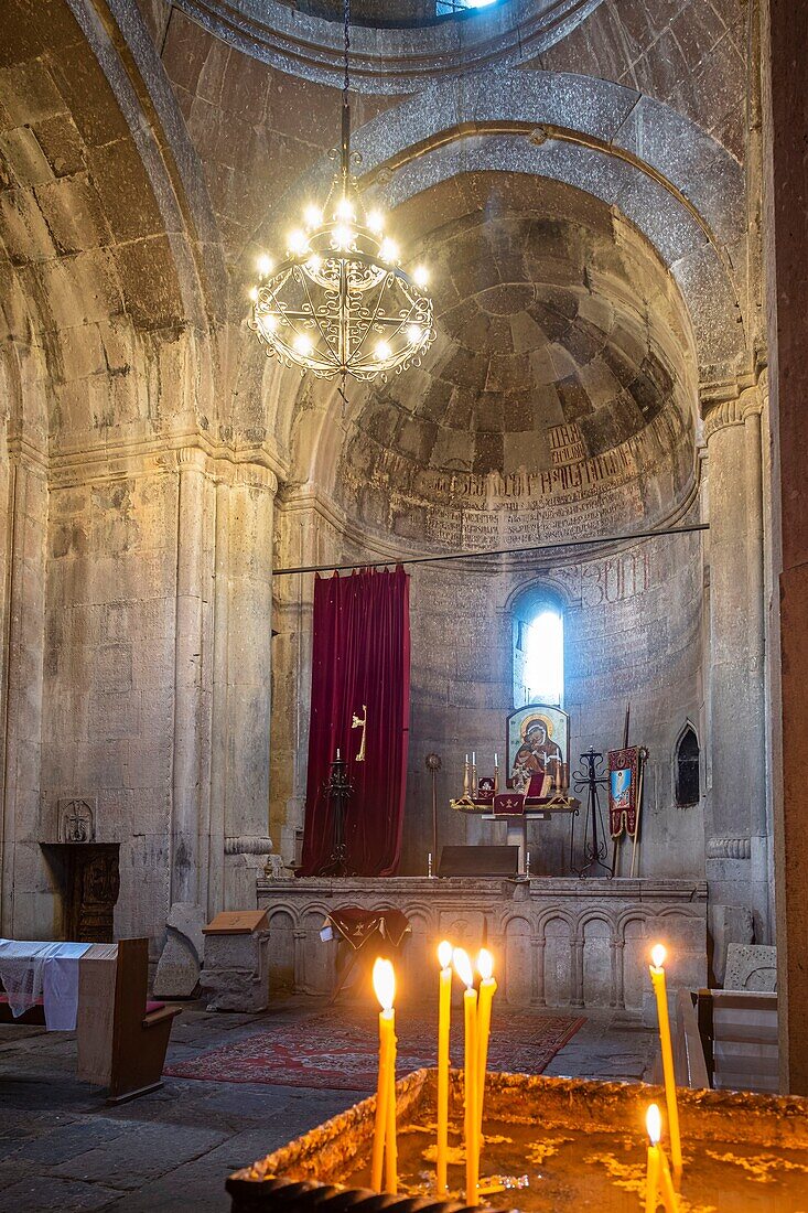 Armenia, Tavush region, Gosh, Gochavank (or Goshavank) monastery of the 12th and 13th centuries