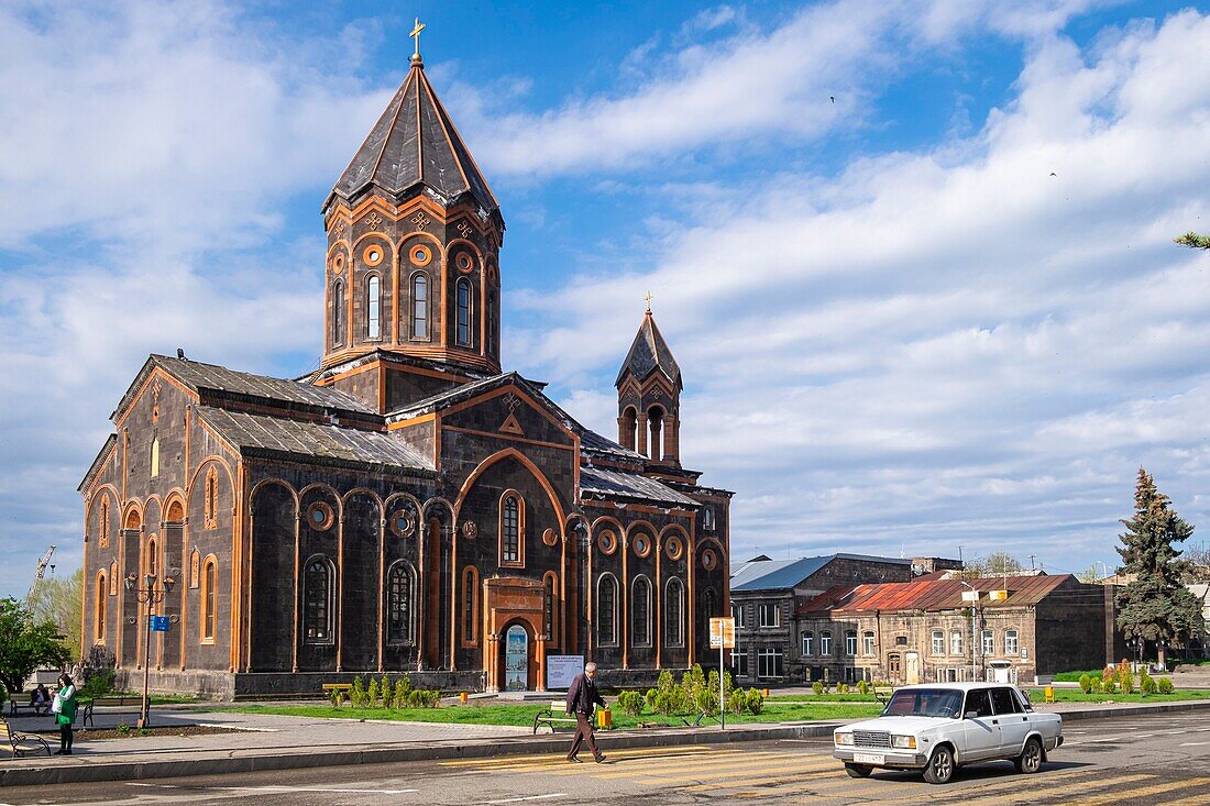 Armenia, Shirak region, Gyumri, historic district or Kumayri, All Saviors or Surp Amenaprkich church