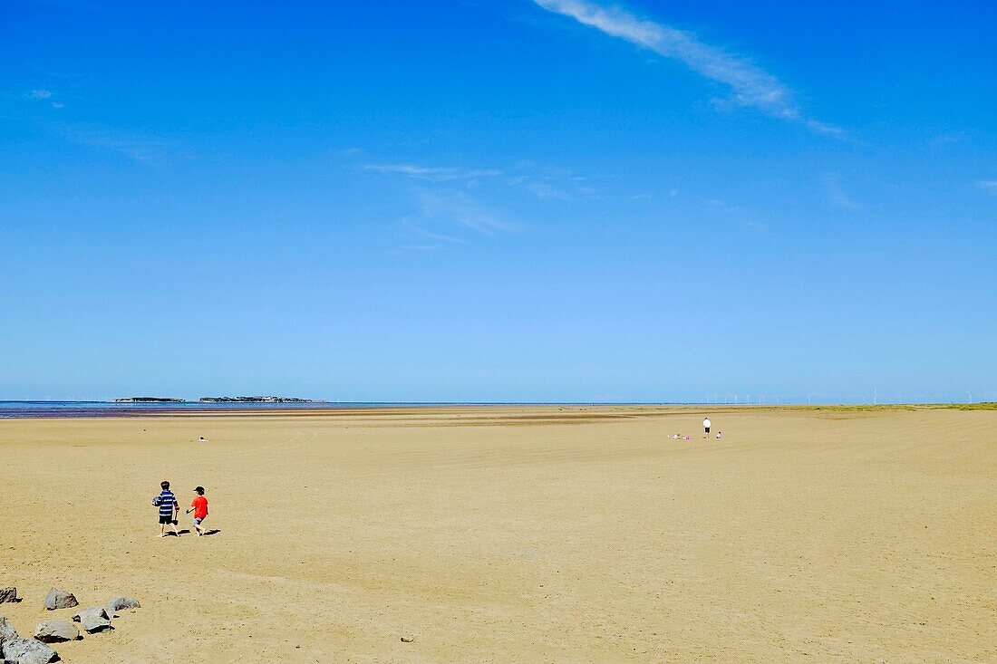 Vereinigtes Königreich, Lancashire, New Brighton, der Strand