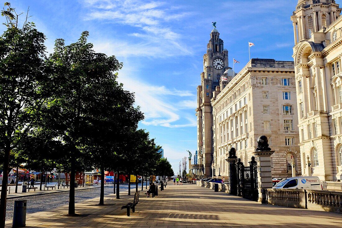 Vereinigtes Königreich, Liverpool, Albert Dock, von der UNESCO zum Weltkulturerbe erklärt, Town Hall