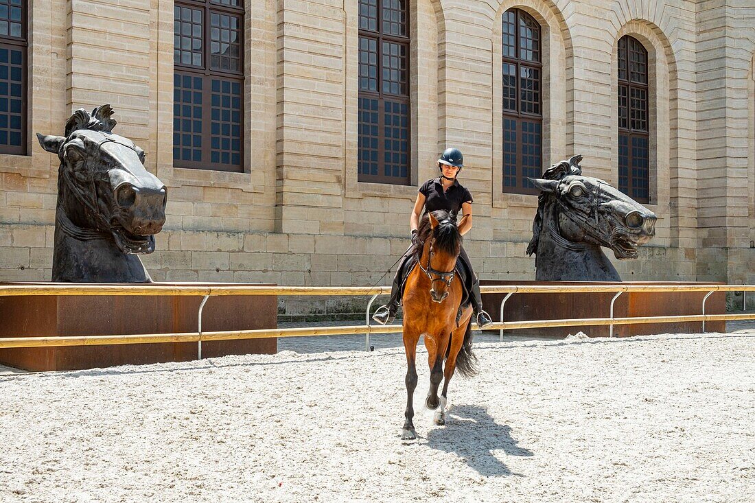 France, Oise, Chantilly, the castle of Chantilly, the Grandes Ecuries (Great Stables)