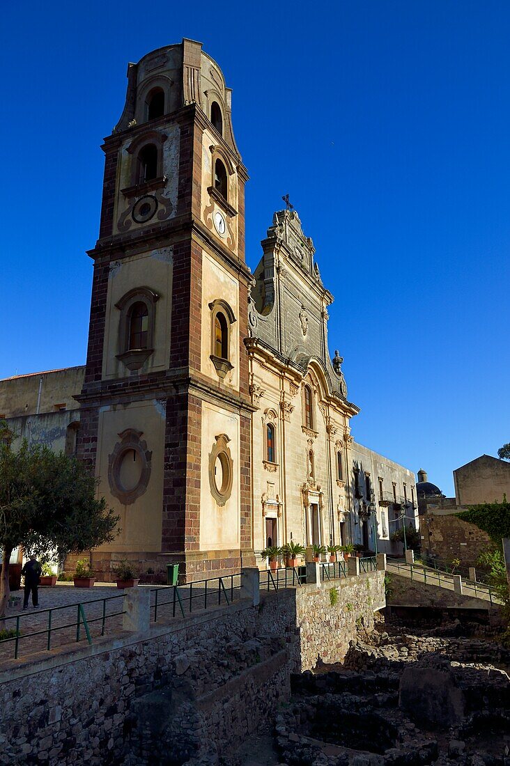 Italien, Sizilien, Äolische Inseln, von der UNESCO zum Weltkulturerbe erklärt, Insel Lipari, Lipari, Concattedrale di San Bartolomeo (St. Bartholomäus-Kathedrale)