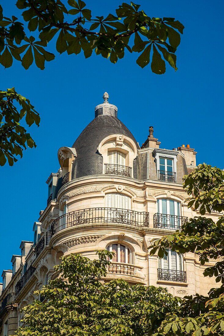 France, Paris, Place de la Nation, Haussmann building